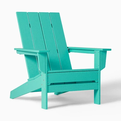 West Elm + Polywood Modern Adirondack Chair, Aruba