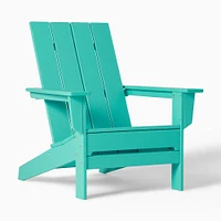 West Elm + Polywood Modern Adirondack Chair, Aruba