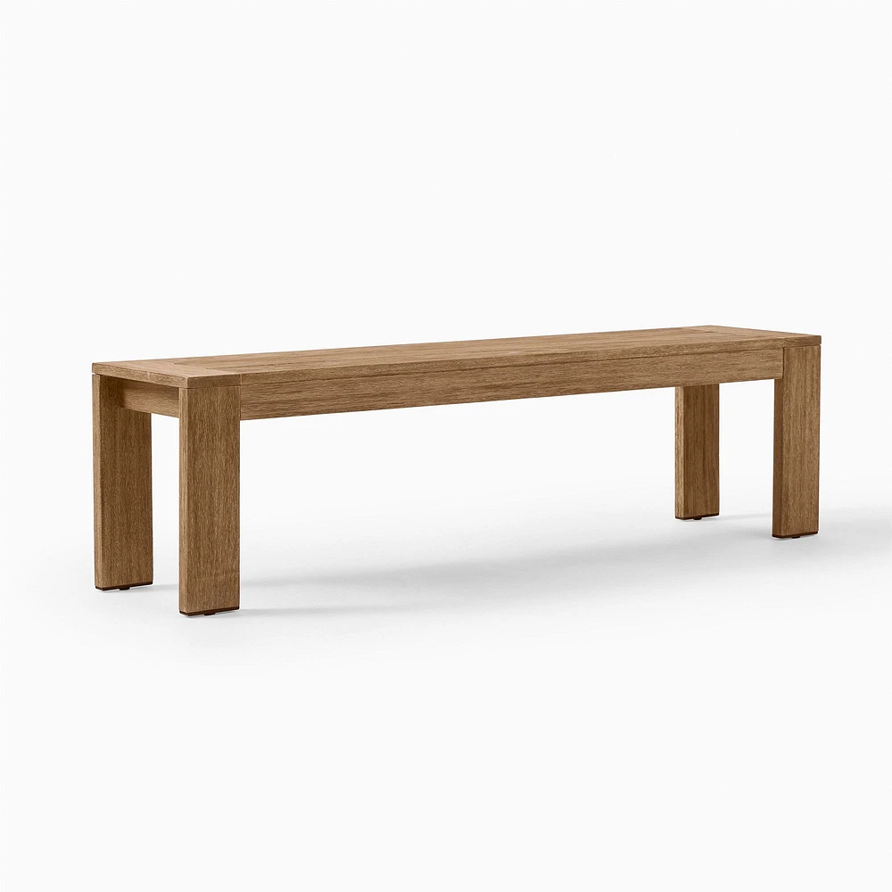 Telluride 66" Dining Bench, Driftwood