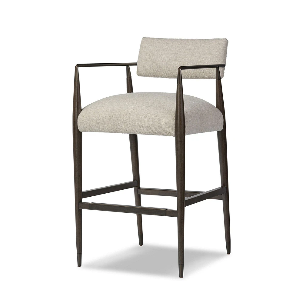 Hinoiri Bar Stool, Charter Oatmeal