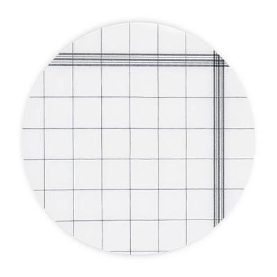 Miller French Check Placemat, Circle