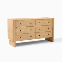 Otto 63" 6-Drawer Dresser, Blonde