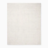 Chip & Dent: Grooves Performance Rug, 5'x8', Alabaster