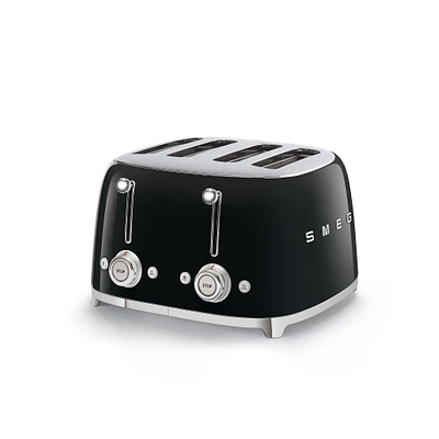 Smeg 4-Slice Toaster, Black