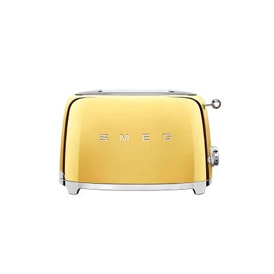 Smeg 2-Slice Toaster, Gold