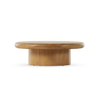 Pearce 42" Coffee Table, Burnished Parawood