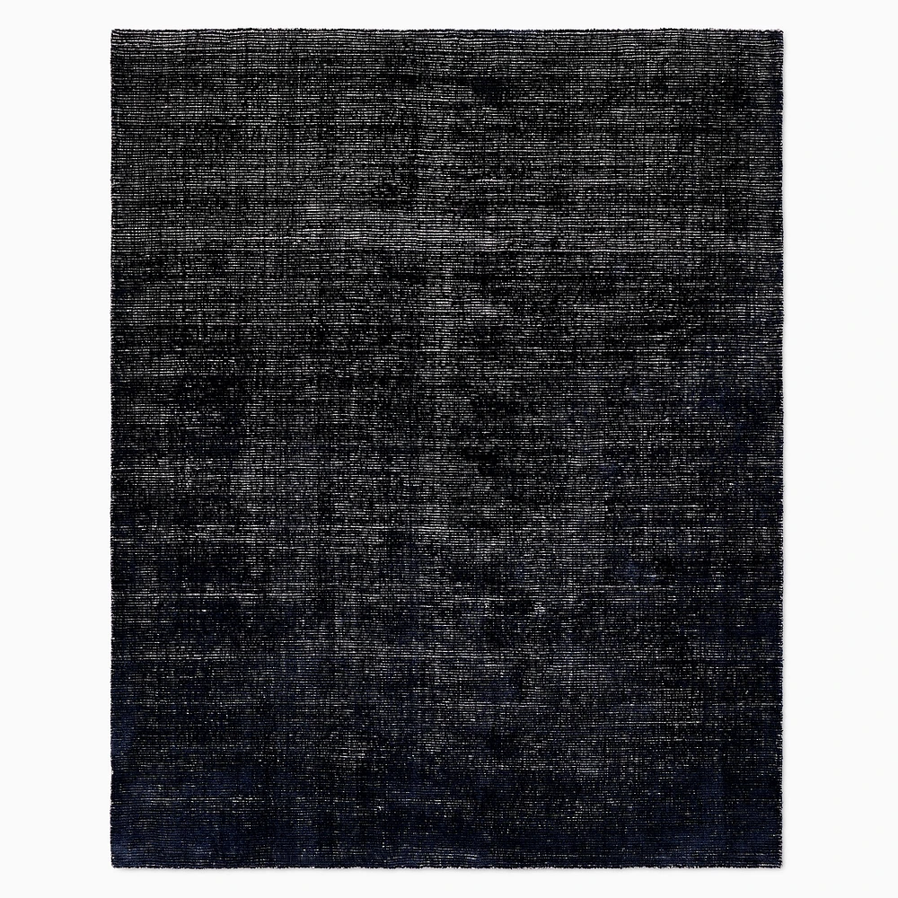 Chip & Dent: Grooves Rug, 6'x9', Midnight