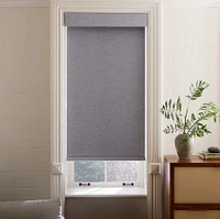 Basketweave Blackout Cordless Shade, Light Khaki, 48Lx20W