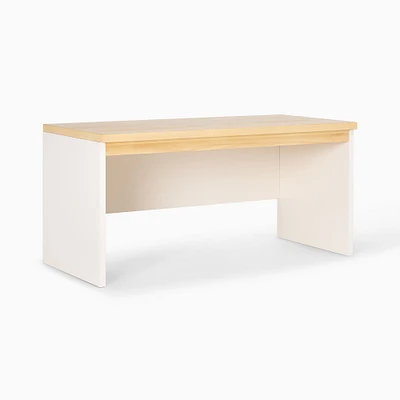 Chip & Dent: Ziggy Modular Wall SystemSimple Desk Base Natural/White