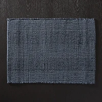 Chunky Textured Placemats, Indigo, Set of 4