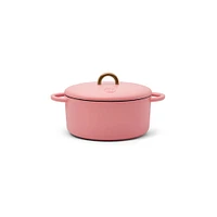 3.5 Quart Round Cast-Iron Dutch Oven Blueberry