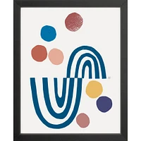 Juggle By CDR, Framed Giclee Print, White 12x15