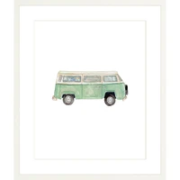 Van By Lanas Shop, Framed Giclee Print, White 12x15