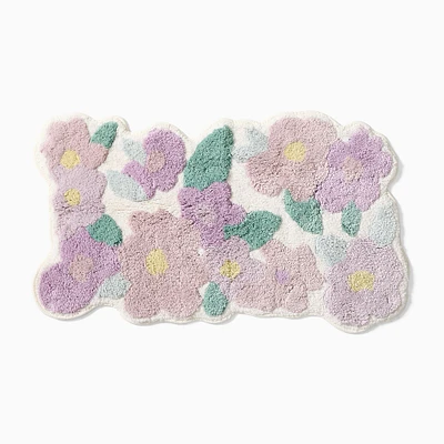 Wildflower Bath Mat, Pink Peony