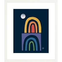 Rainbows By CDR, Framed Giclee Print, White 12x15