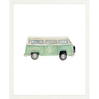 Van By Lanas Shop, Framed Giclee Print, White 12x15