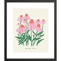 Stand Tall By Sally Murphy Design, Framed Giclee Print, White 11x14