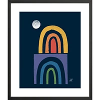 Rainbows By CDR, Framed Giclee Print, White 12x15