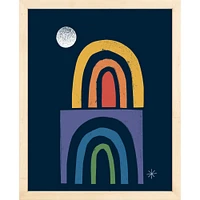 Rainbows By CDR, Framed Giclee Print, White 12x15