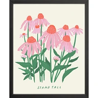 Stand Tall By Sally Murphy Design, Framed Giclee Print, White 11x14