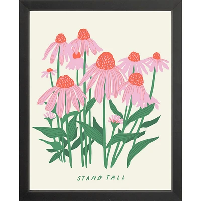 Stand Tall By Sally Murphy Design, Framed Giclee Print, White 11x14