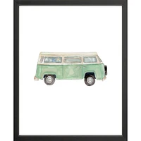 Van By Lanas Shop, Framed Giclee Print, White 12x15