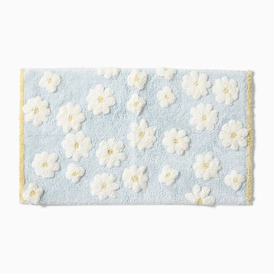 Daisy Shaggy Bath Mat, Sage