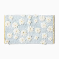 Daisy Shaggy Bath Mat, Sage