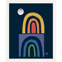 Rainbows By CDR, Framed Giclee Print, White 12x15