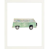 Van By Lanas Shop, Framed Giclee Print, White 12x15