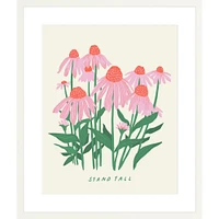 Stand Tall By Sally Murphy Design, Framed Giclee Print, White 11x14