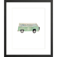 Van By Lanas Shop, Framed Giclee Print, White 12x15