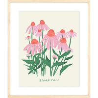 Stand Tall By Sally Murphy Design, Framed Giclee Print, White 11x14