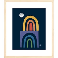 Rainbows By CDR, Framed Giclee Print, White 12x15