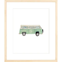 Van By Lanas Shop, Framed Giclee Print, White 12x15