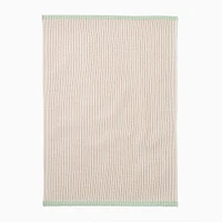 Contrast Ribbed Baby Blanket, Neutral