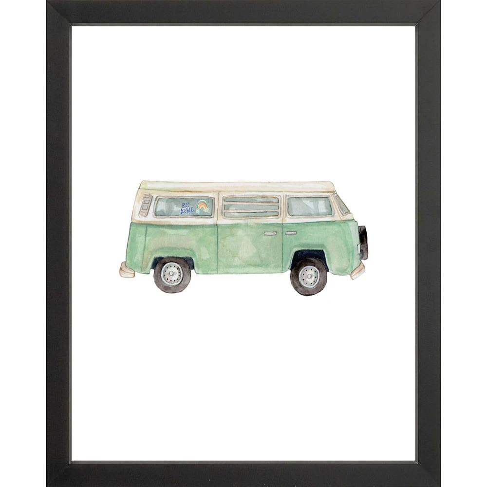 Van By Lanas Shop, Framed Giclee Print, White 12x15