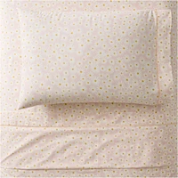 Daisy Sheet Set, Pale Aqua, Twin