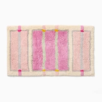 Colorblock Pop Bath Mat, Blue