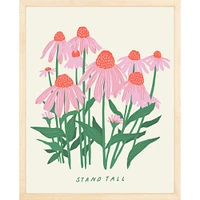 Stand Tall By Sally Murphy Design, Framed Giclee Print, White 11x14