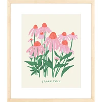 Stand Tall By Sally Murphy Design, Framed Giclee Print, White 11x14