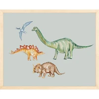 Dinosaurs By Lanas Shop, Framed Giclee Print, 15x12 White