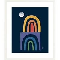 Rainbows By CDR, Framed Giclee Print, White 12x15