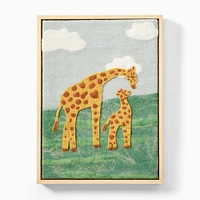 Elephant Baby And Mom Felt Wall Art