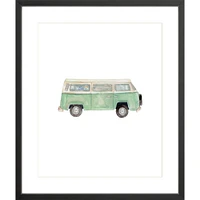 Van By Lanas Shop, Framed Giclee Print, White 12x15