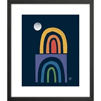 Rainbows By CDR, Framed Giclee Print, White 12x15