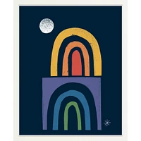 Rainbows By CDR, Framed Giclee Print, White 12x15