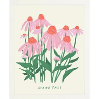 Stand Tall By Sally Murphy Design, Framed Giclee Print, White 11x14