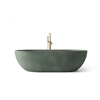 Maui 69" Freestanding Bathtub, Blush