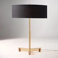 Hennings Table Lamp, 20.75", Metal, Champagne